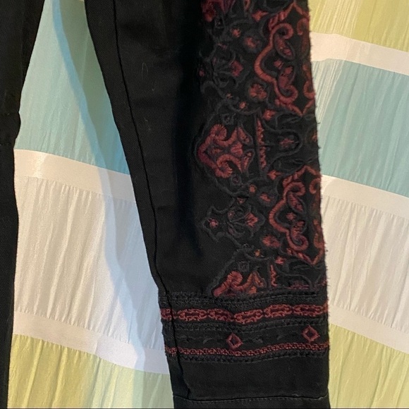 Annabelle Embroidered Jacket Western Waterfall Sz Small - Picture 3 of 8